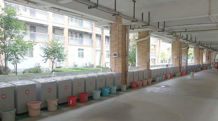 好評(píng)度高！江門一中學(xué)校又雙叒續(xù)單金環(huán)電器共享洗衣機(jī)