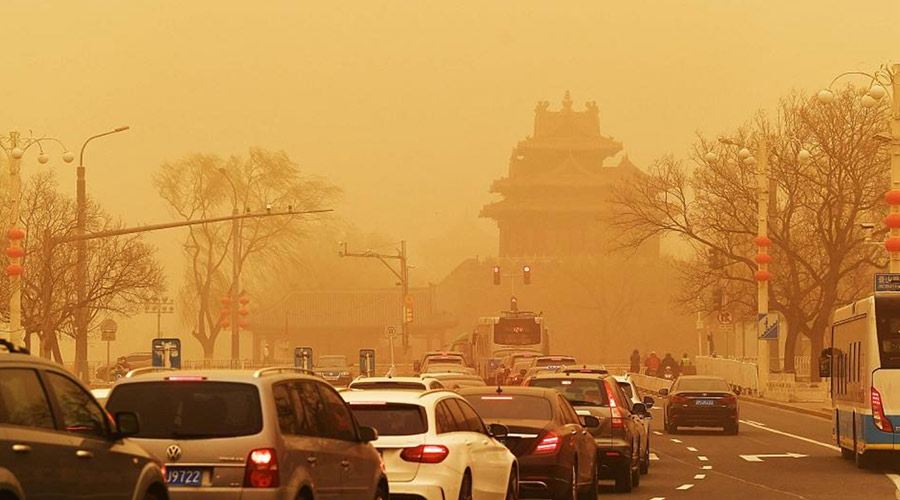 北方今年首場沙塵來襲！沙塵暴下衣服干衣機的干衣優(yōu)勢