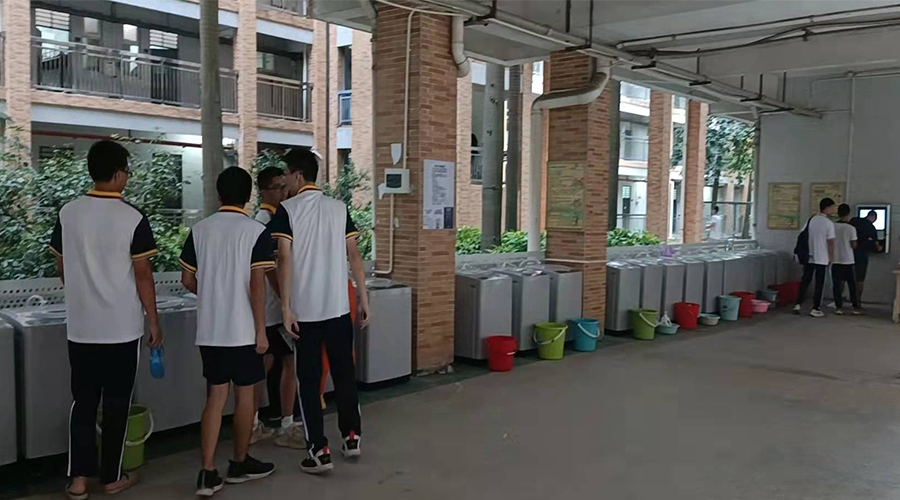 好評(píng)續(xù)單！江門一中學(xué)校持續(xù)追加共享洗衣機(jī)！