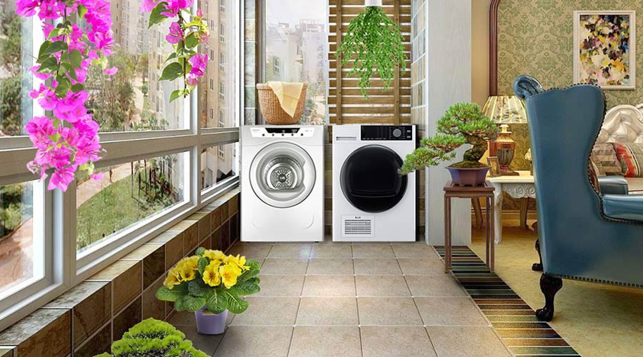 家居陽(yáng)臺(tái)晾曬衣物不干怎么辦，衣物烘干機(jī)來(lái)解決！