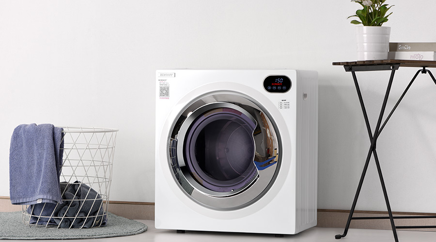 自然晾曬過的衣物灰塵多，家用衣物烘干機(jī)烘衣更干凈！