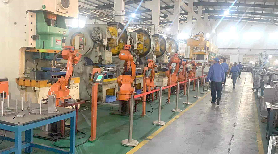 揭秘金環(huán)電器滾筒干衣機沖壓自動化生產(chǎn)是如何進行的？