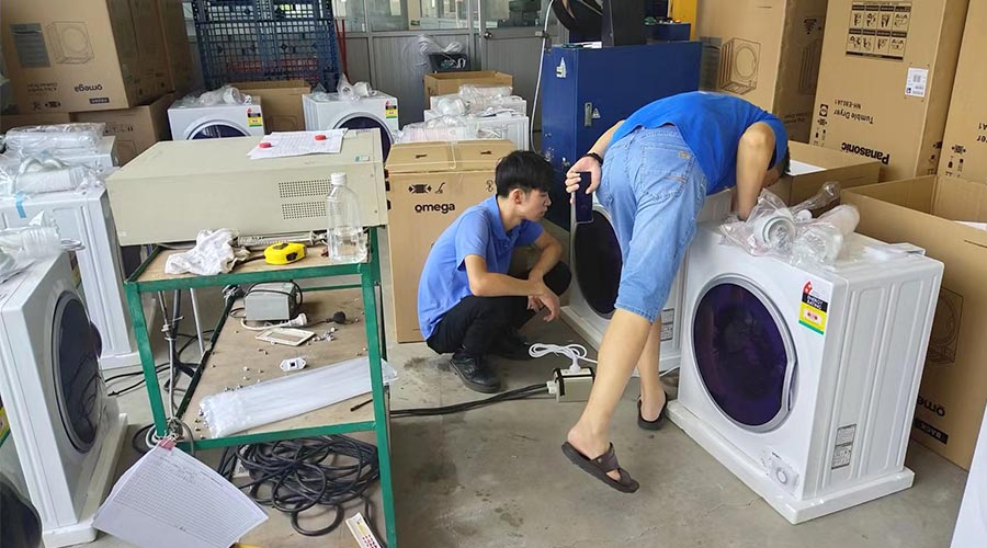 驗貨省心省力！澳洲omega客戶稱贊衣物烘干機(jī)代工質(zhì)量高