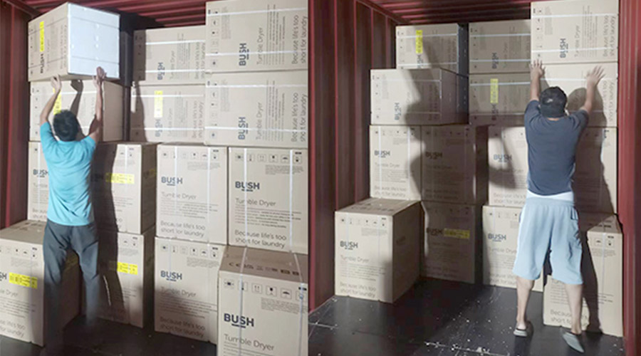 各司其職合力做好英國(guó)Argos客戶衣物烘干機(jī)出貨任務(wù)！