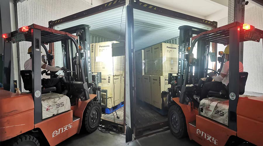 趕進(jìn)度加油干！ 迅速完成松下客戶的衣物烘干機(jī)出貨