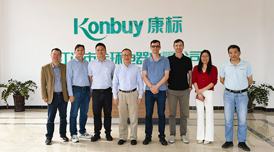 新項(xiàng)目對接！客戶伊萊克斯親臨金環(huán)電器參觀指導(dǎo)